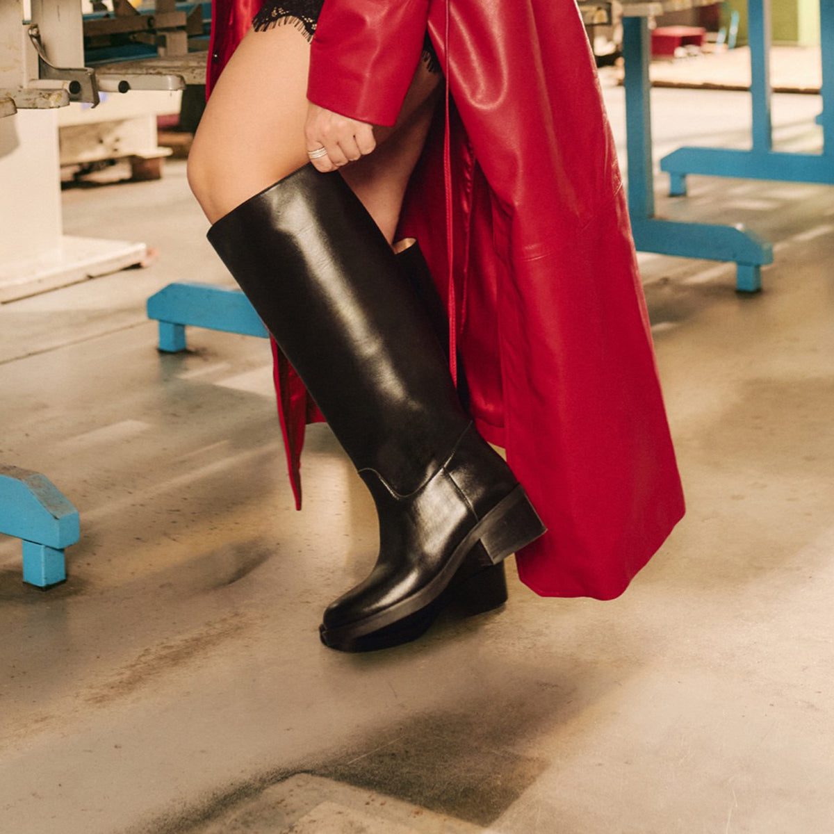 Botas altas Kate anchas