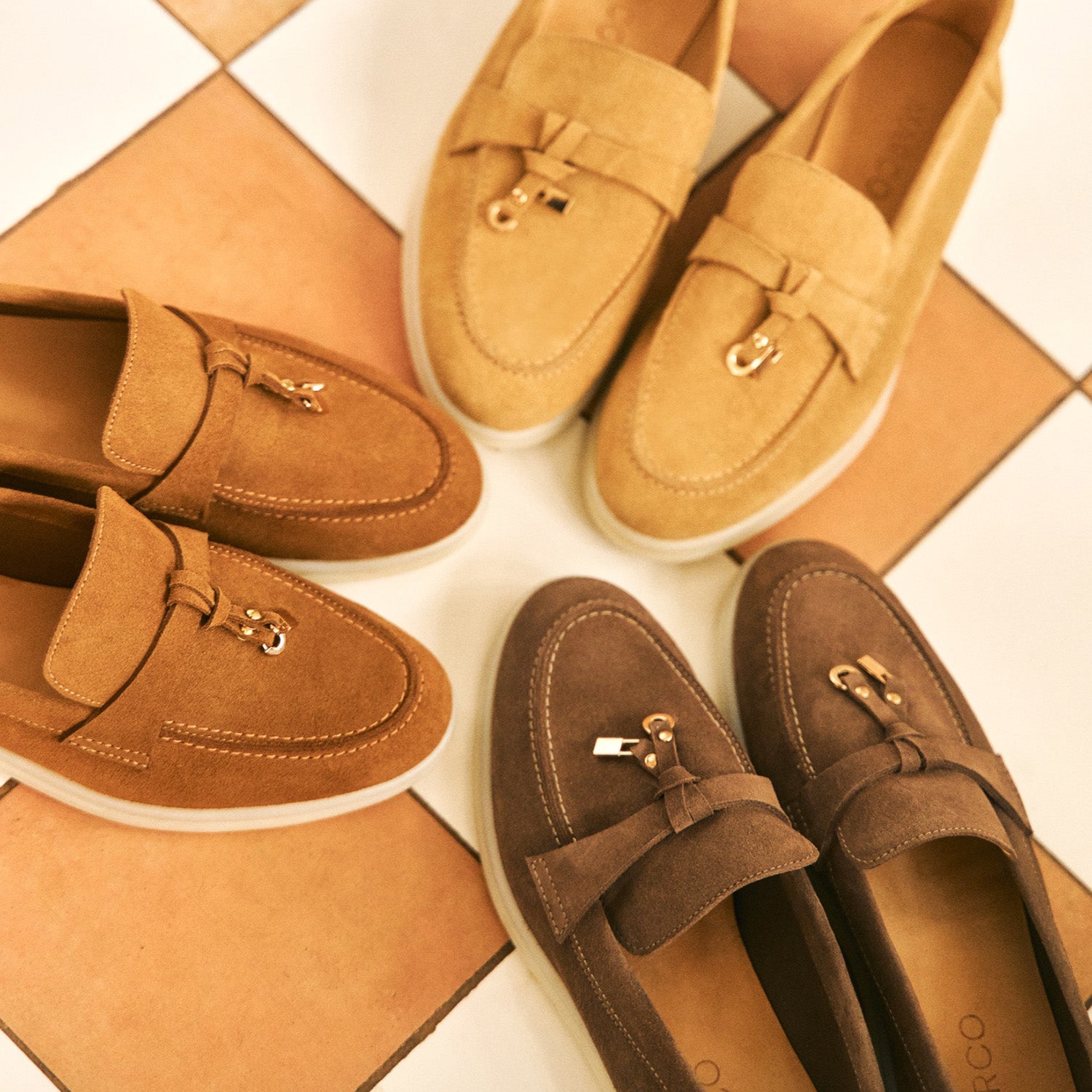 Loafersy Bianco
