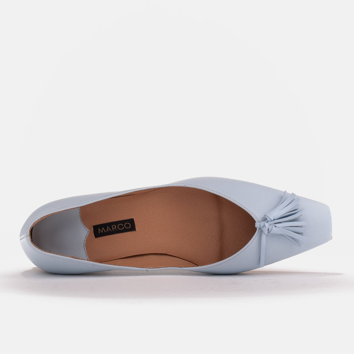 Baleriny damskie z niskimi bokami - zdjęcie 8