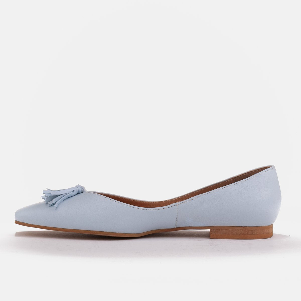 Baleriny damskie z niskimi bokami - zdjęcie 6