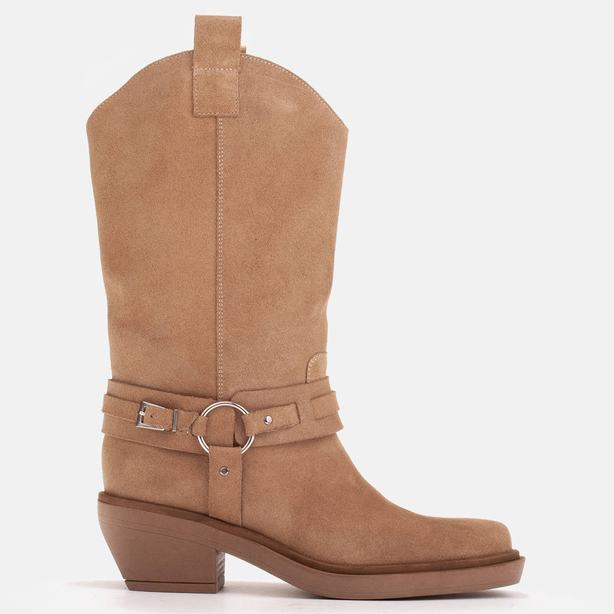 Kowbojki z ozdobnym paskiem - zdjęcie 1