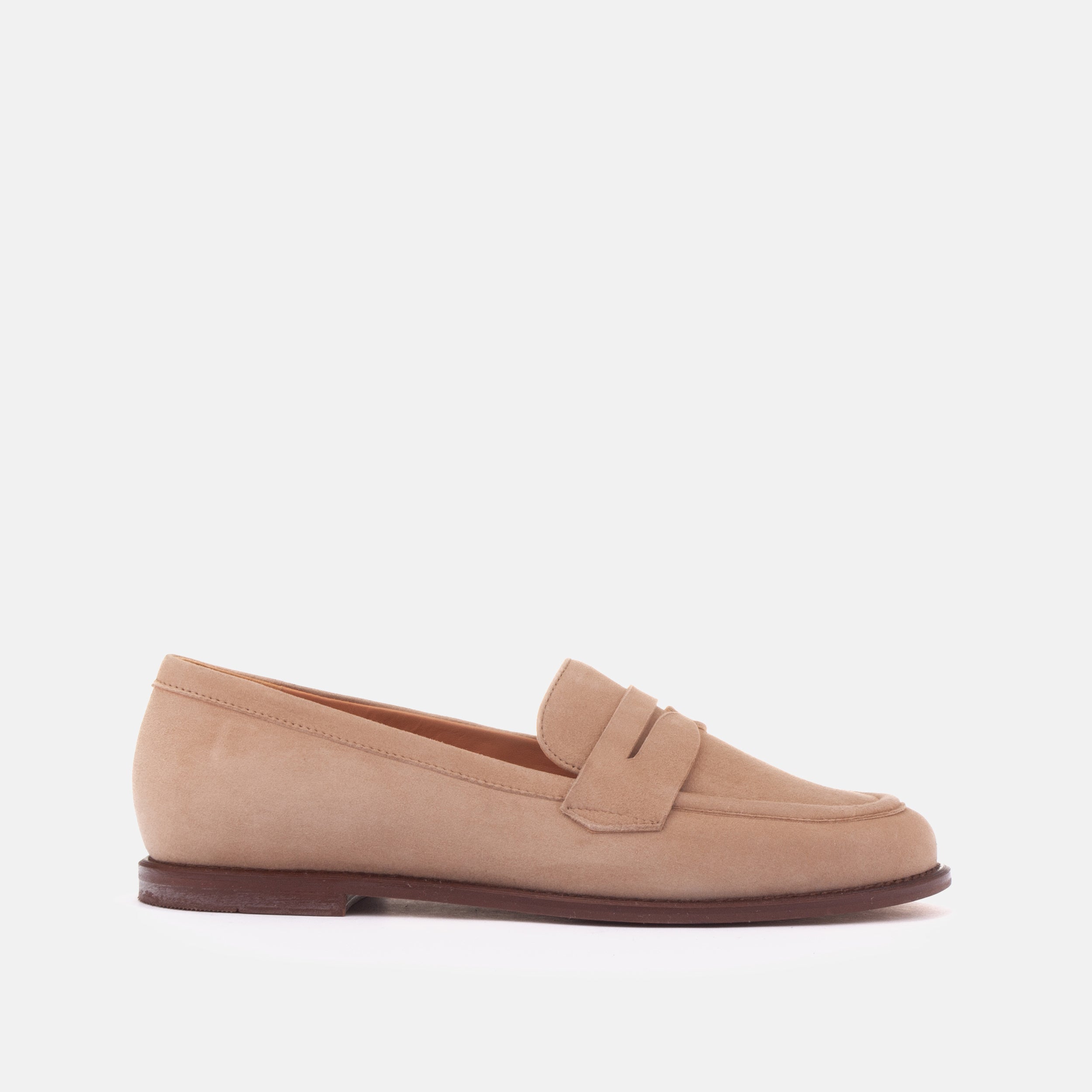 Loafersy Lorenzo Beige - zdjęcie 1