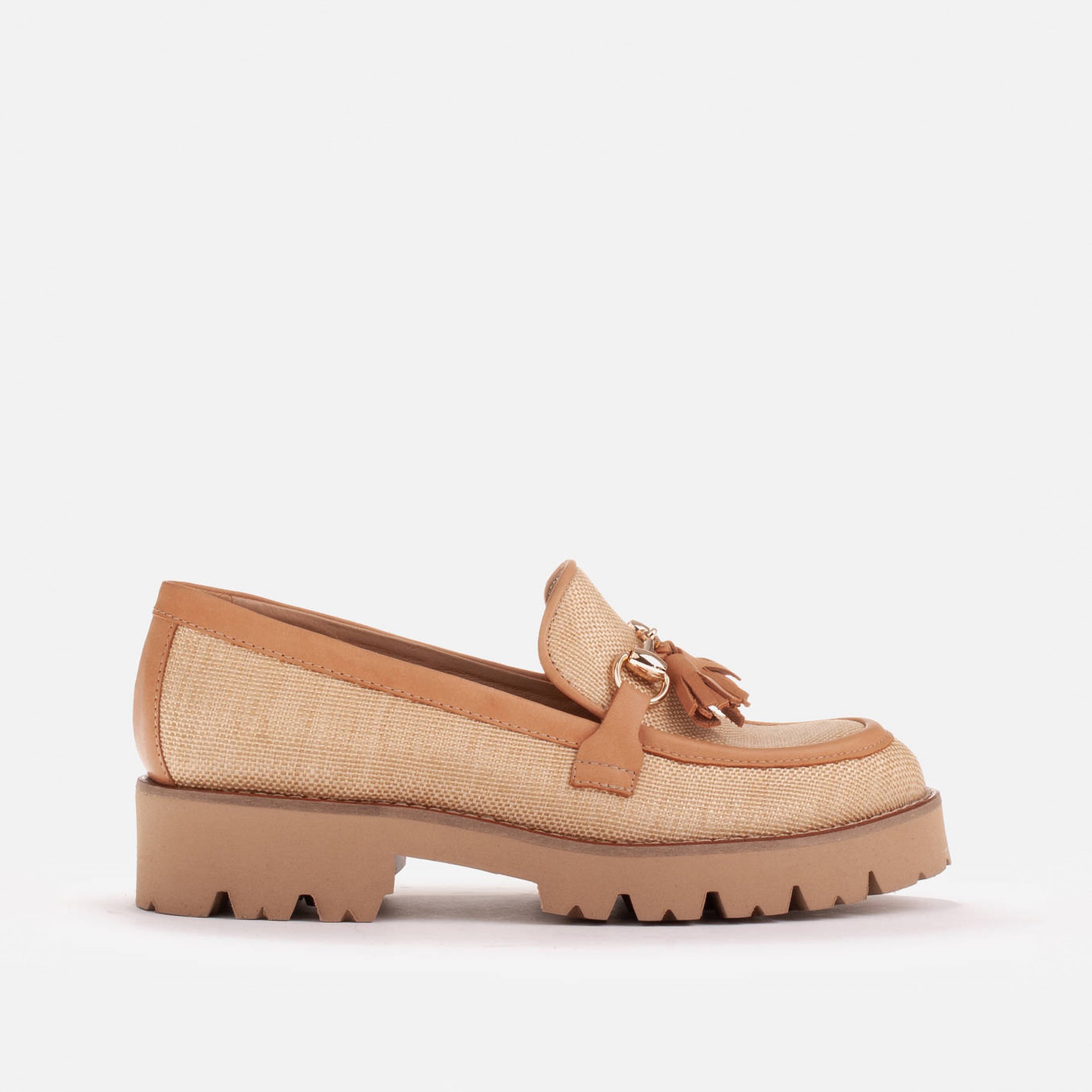 Mokasyny Fabienne Rafia - zdjęcie 1