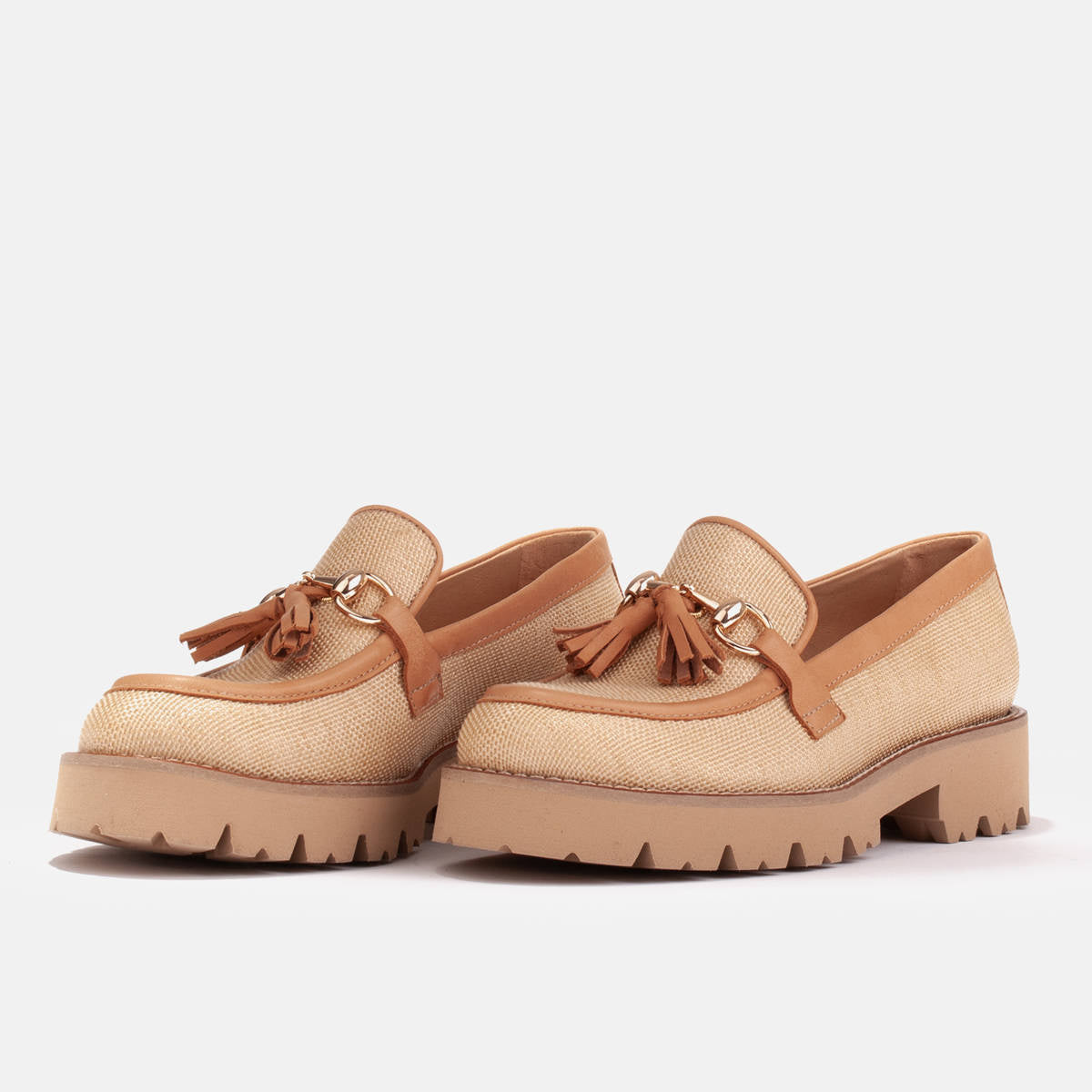 Mokasyny Fabienne Rafia - zdjęcie 8