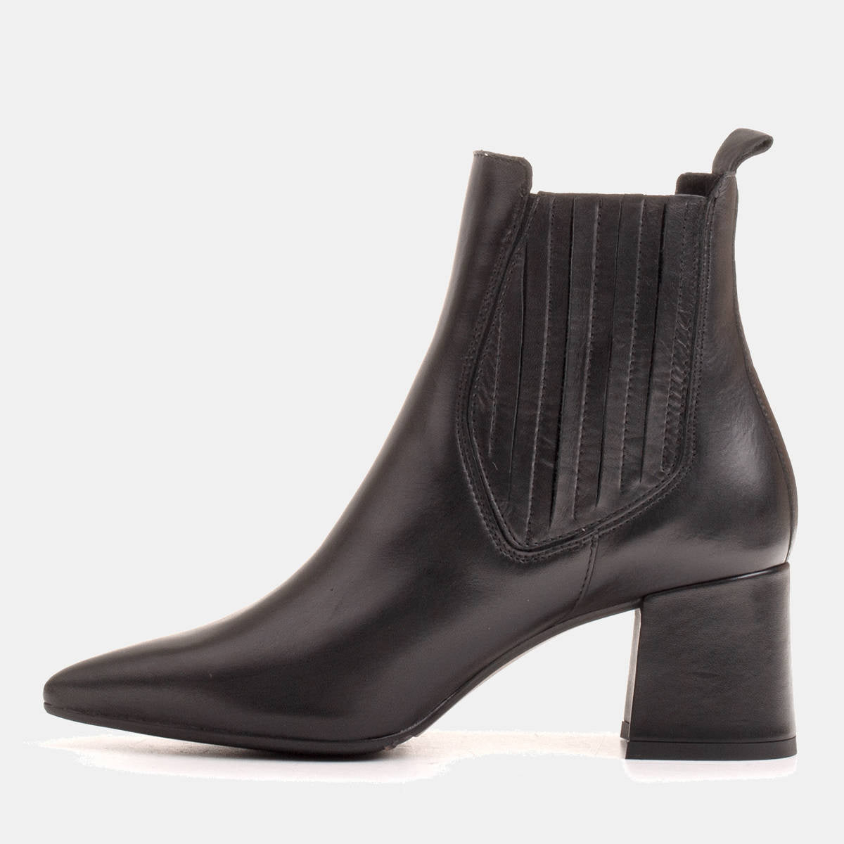 Ocieplane eleganckie botki z elastyczną gumą w cholewce - zdjęcie 2