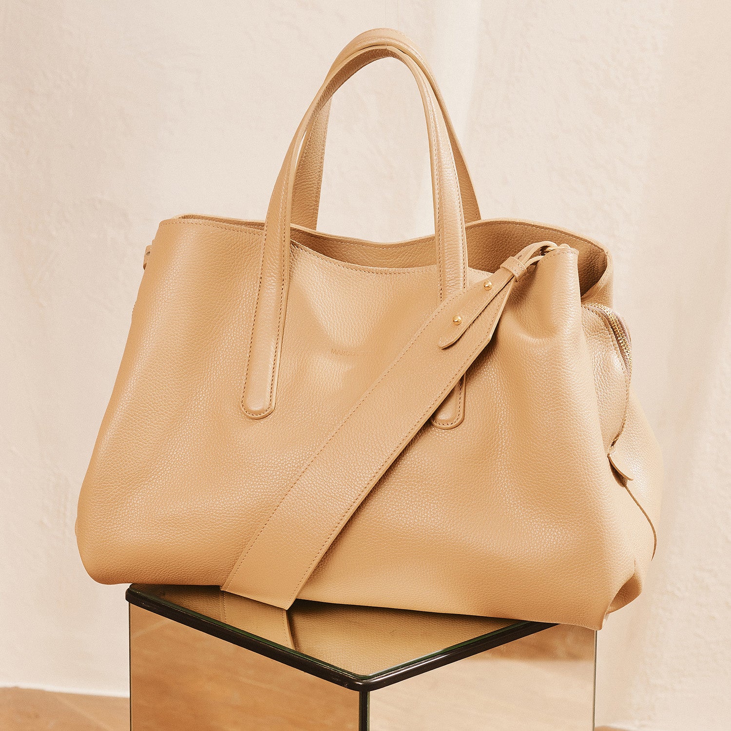 Shopperka Lara Beż - zdjęcie 3