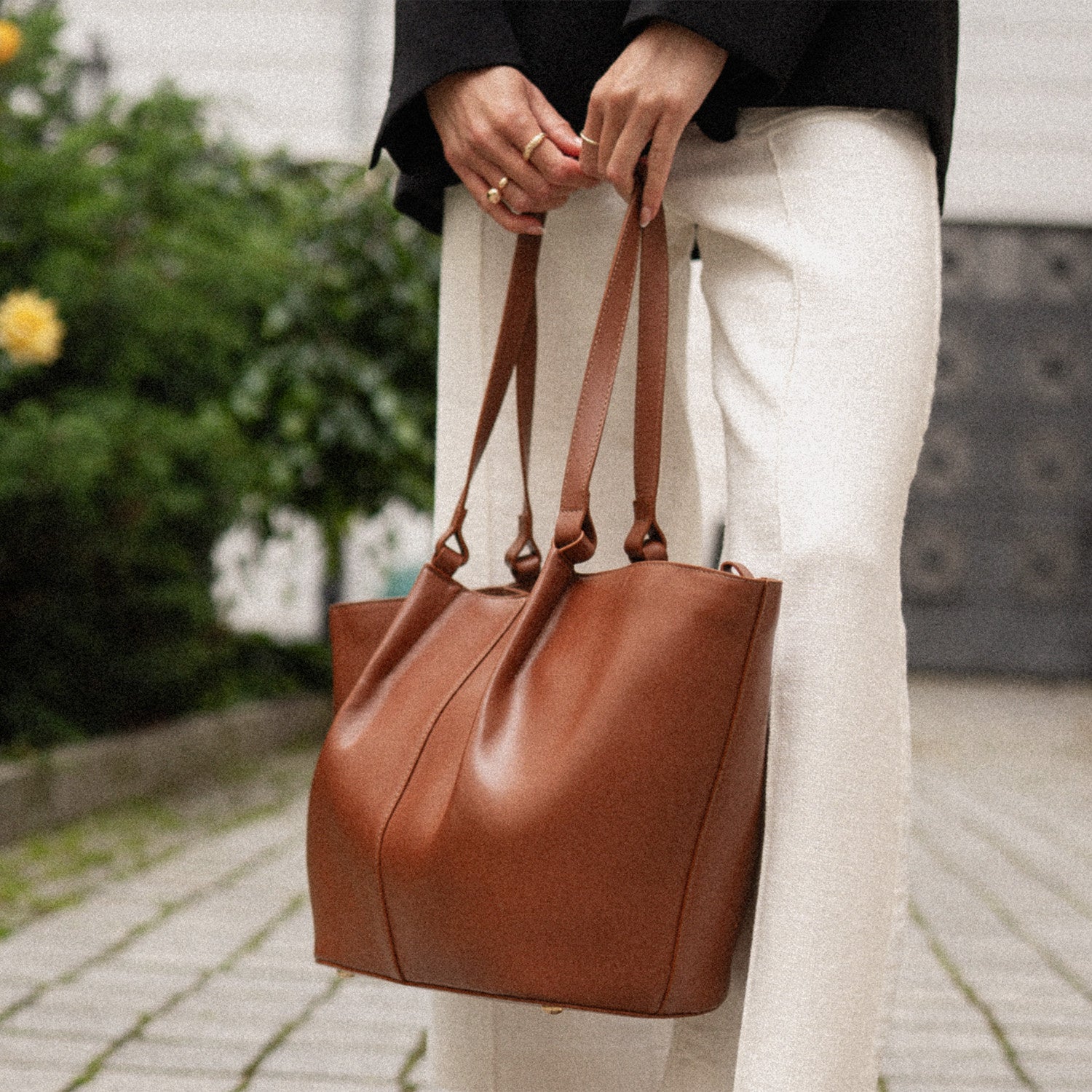 Shopperka Luna Brązowa - zdjęcie 3