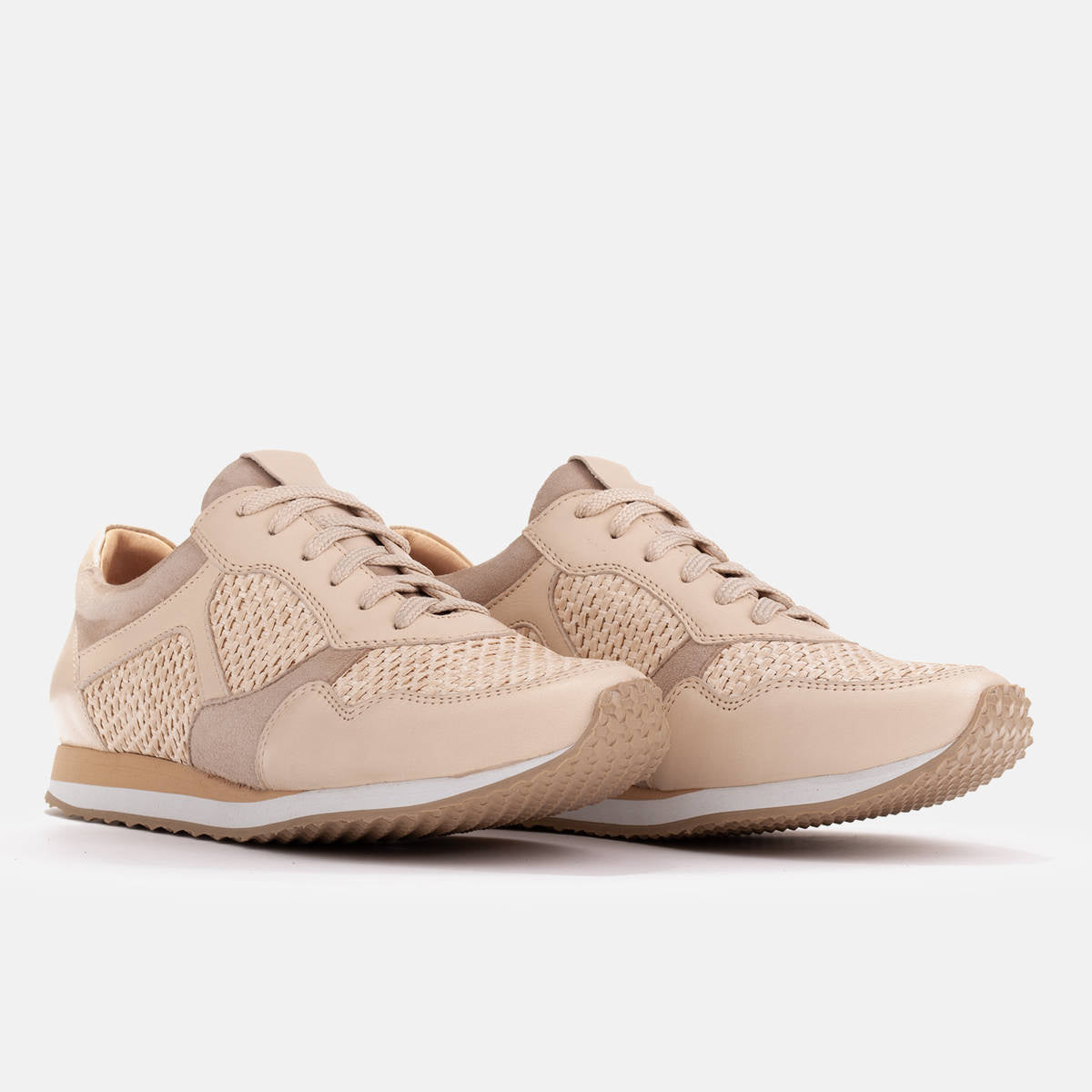 Sneakersy Miraflor Rafia - zdjęcie 4