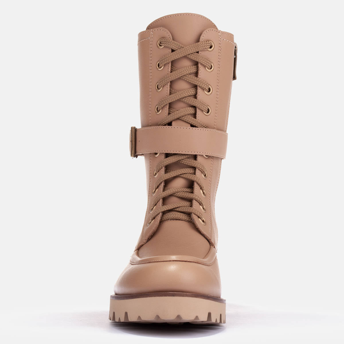 Trapery z paskiem i klamrą - zdjęcie 8