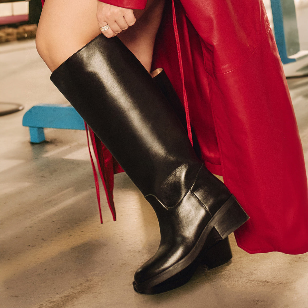 Botas altas Kate anchas