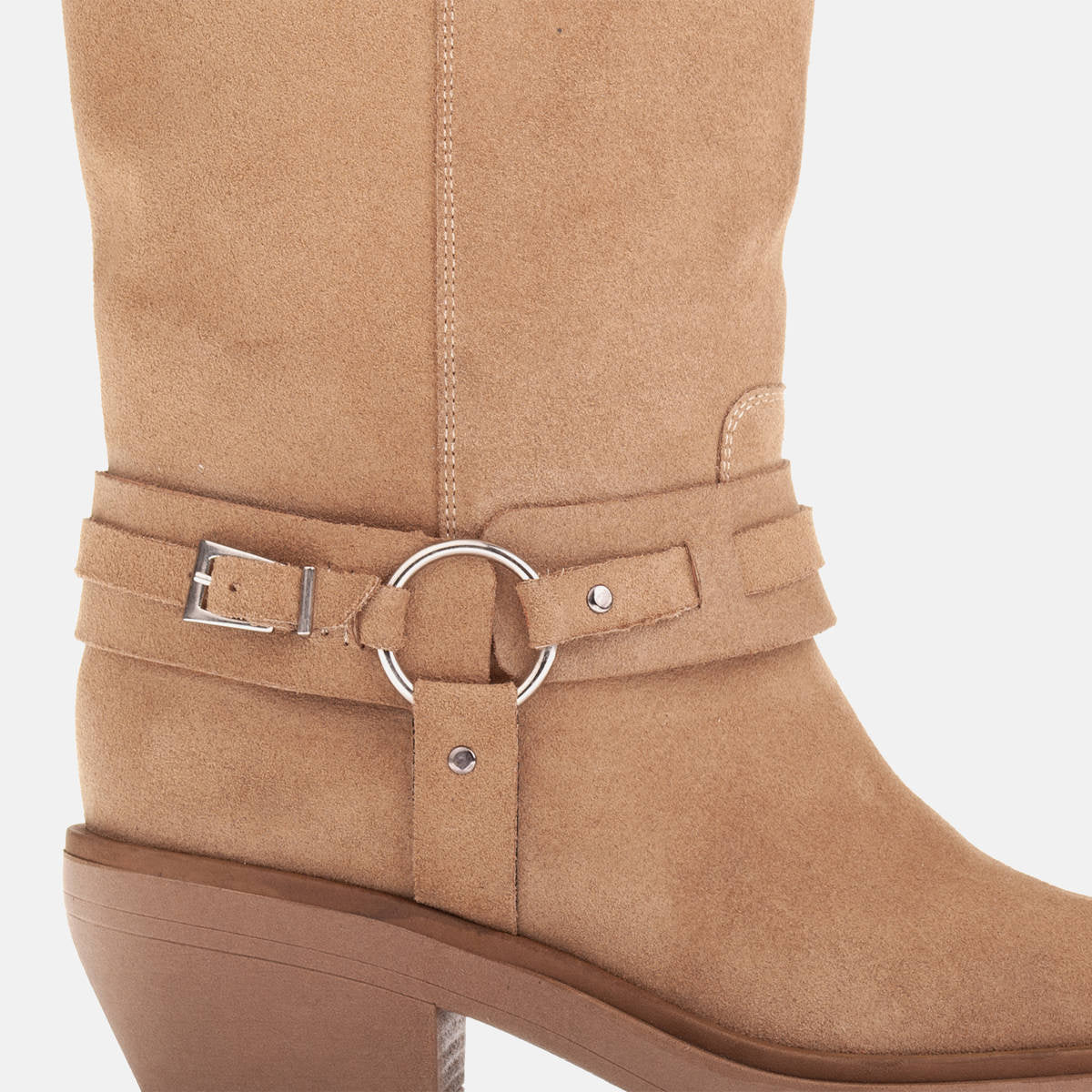 Kowbojki z ozdobnym paskiem - zdjęcie 7