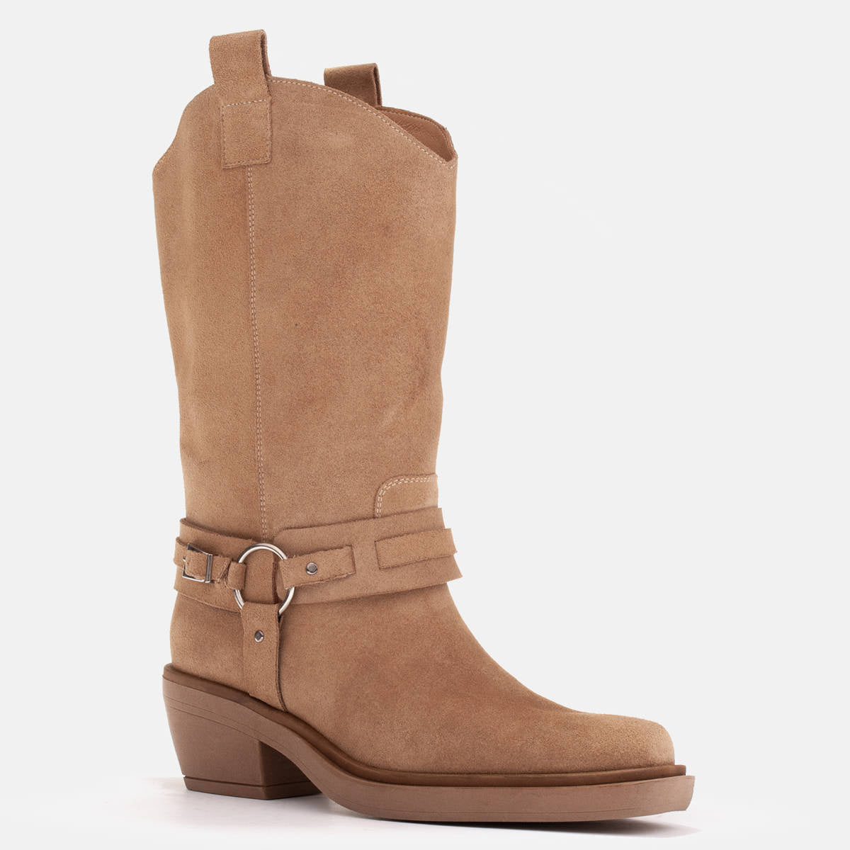 Kowbojki z ozdobnym paskiem - zdjęcie 4