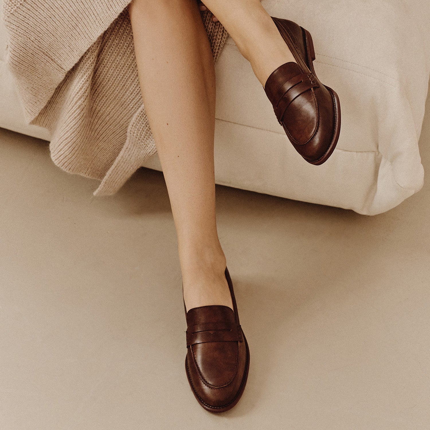 Loafersy Prato - zdjęcie 2