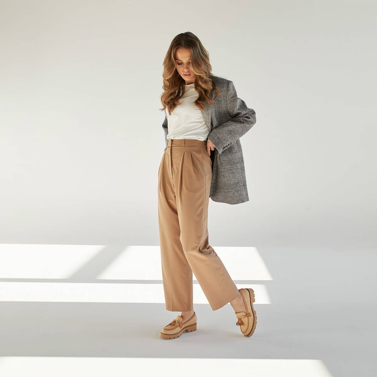 Mokasyny Fabienne Rafia - zdjęcie 3