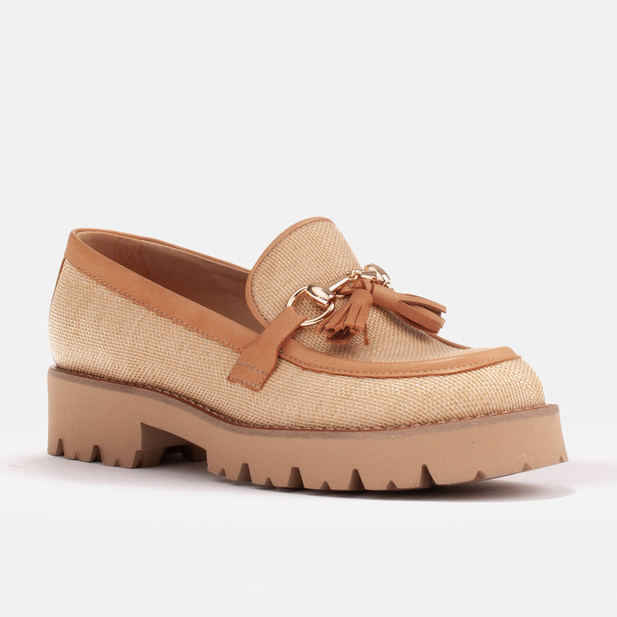 Mokasyny Fabienne Rafia - zdjęcie 5