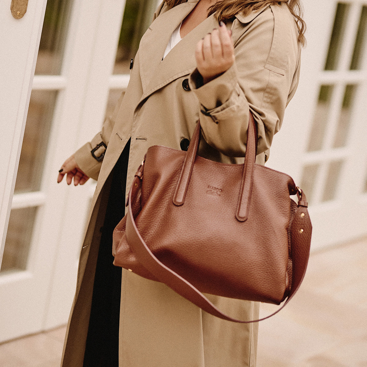 Shopperka Lara Brązowa - zdjęcie 2