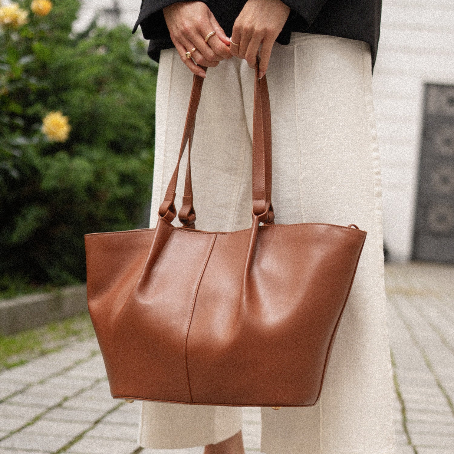 Shopperka Luna Brązowa - zdjęcie 2