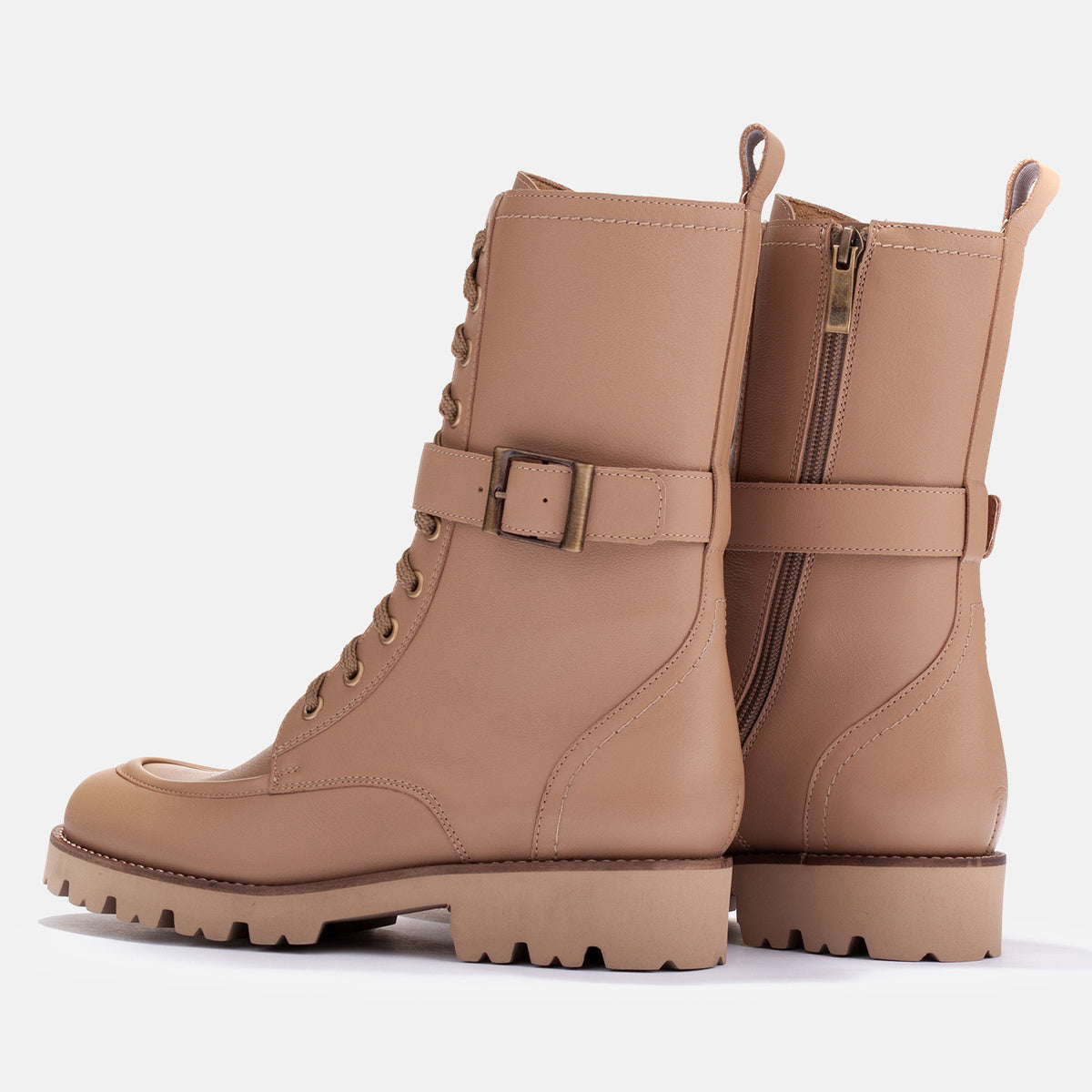 Trapery z paskiem i klamrą - zdjęcie 7